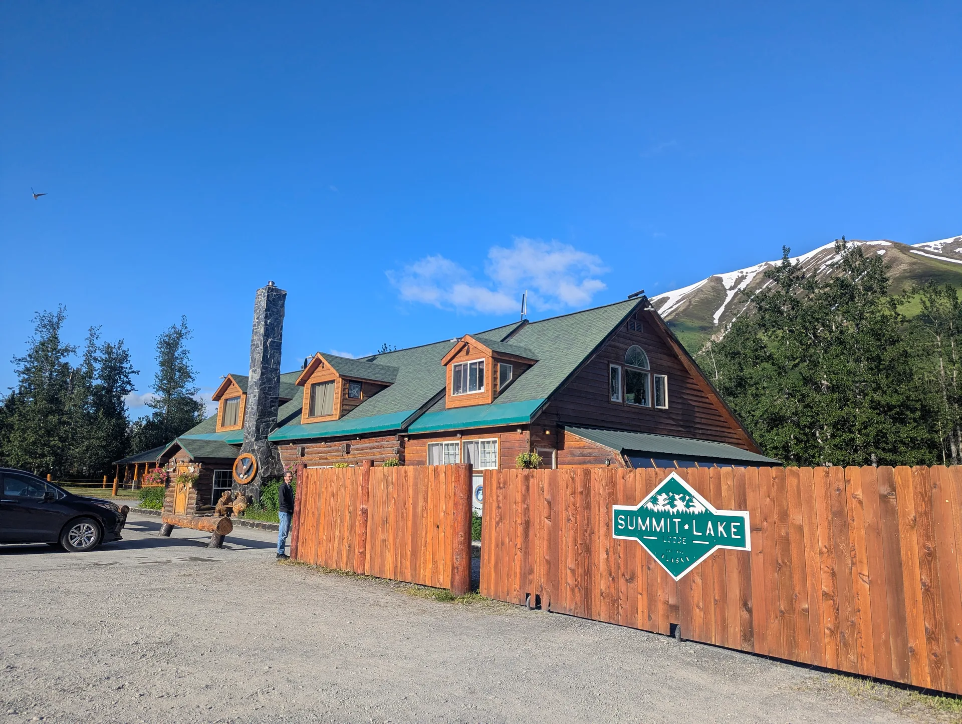 Lunch @ Summit Lake Lodge
