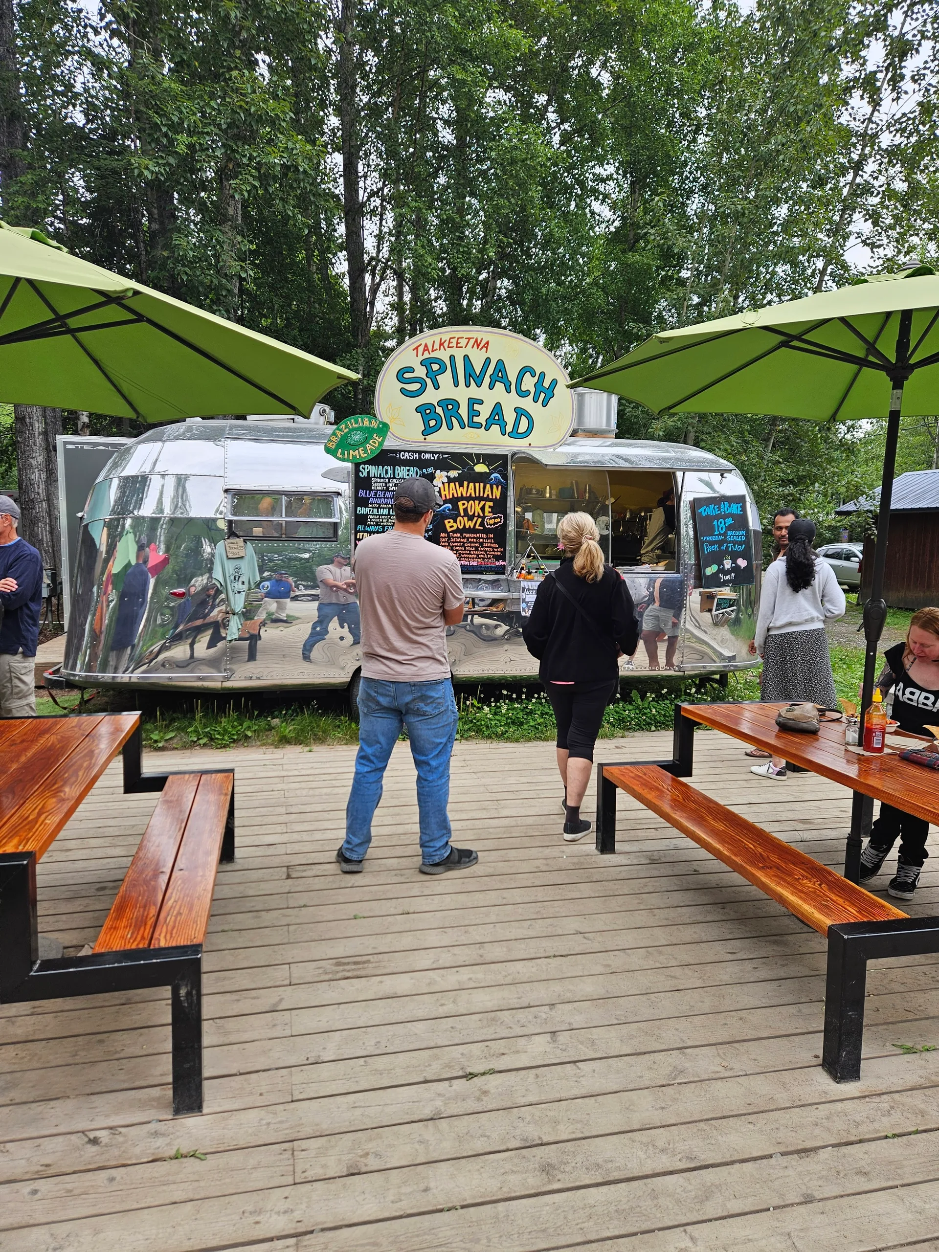 Lunch @ Talkeetna Spinach Bread