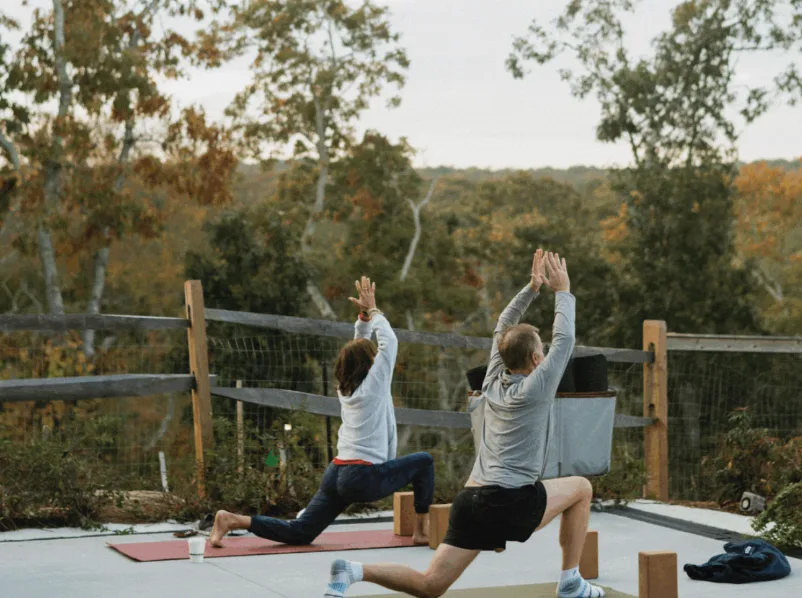 Outdoor Yoga Session at AutoCamp
