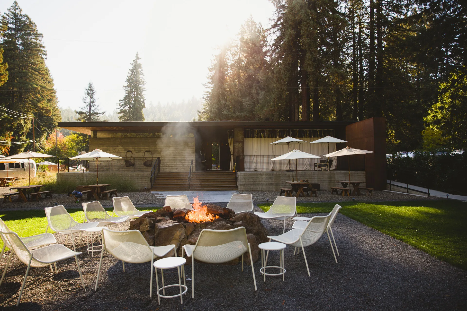 Optional Fireside Wind-Down at Camp