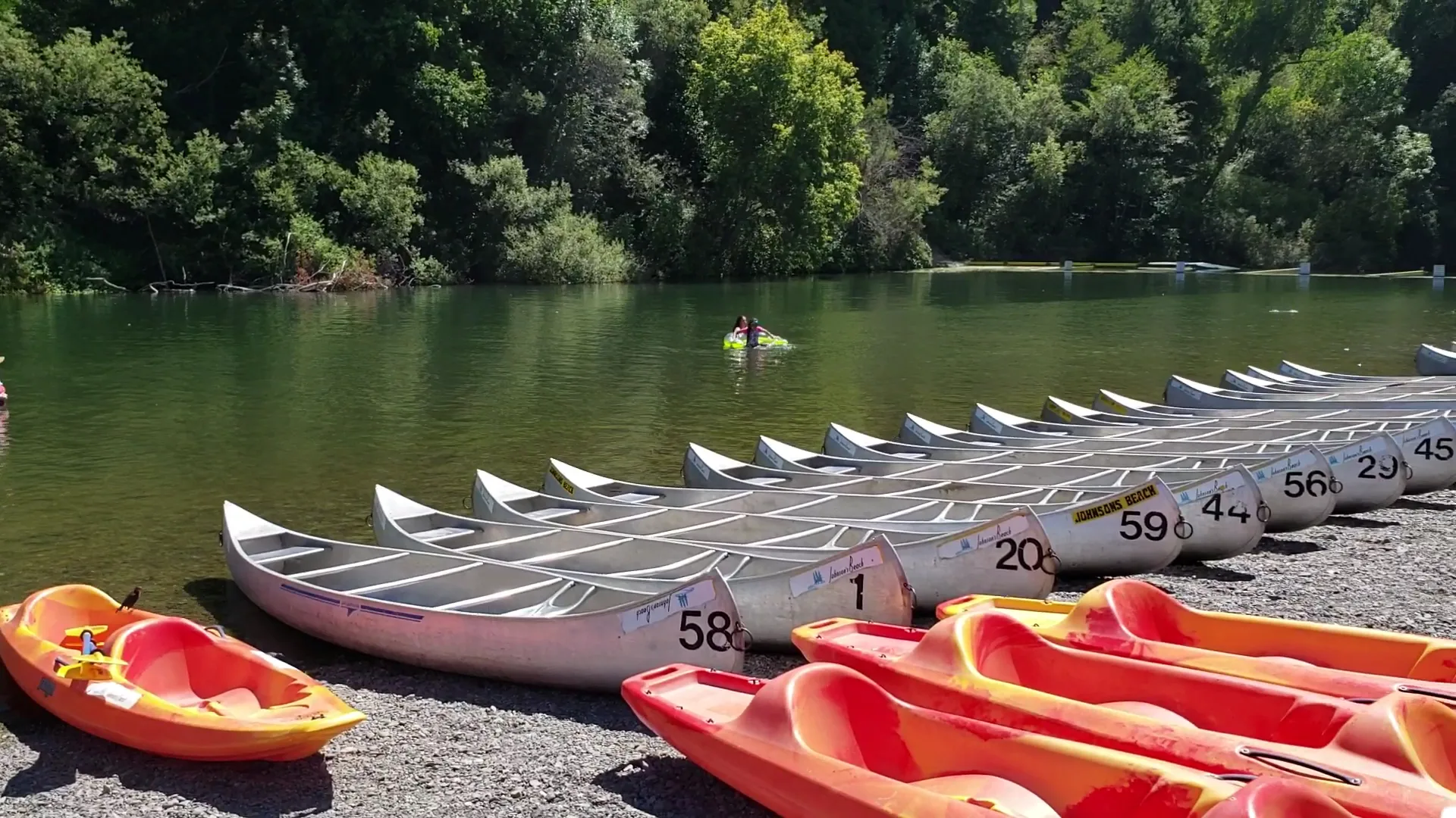 Optional Tube Float or Kayak at Johnson's Beach